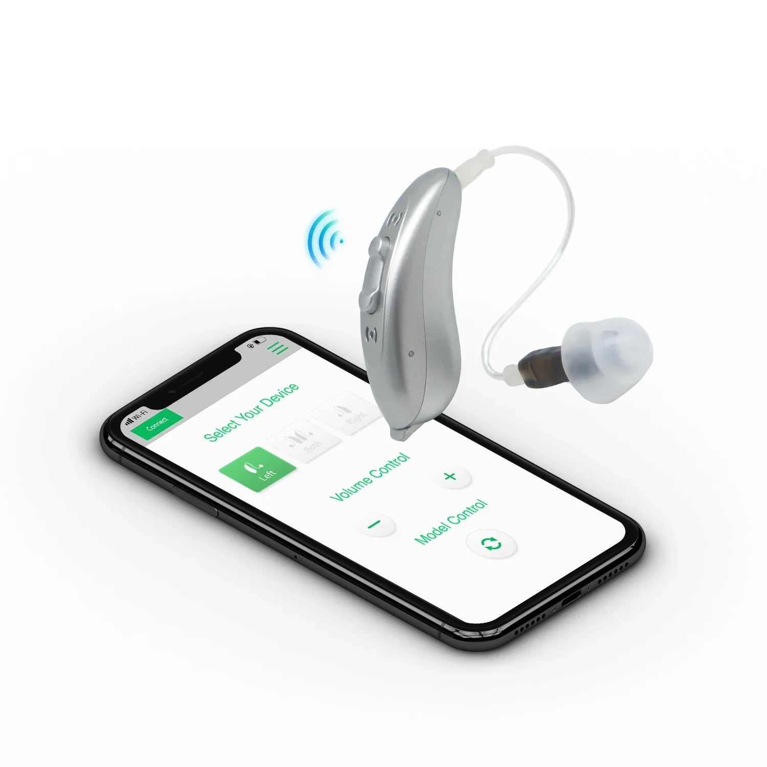 V03B Mobile APP Control Bluetooth Hearing Aids