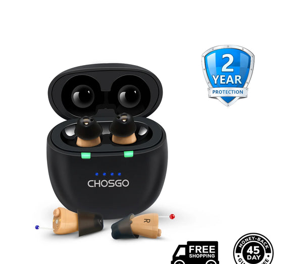 CHOSGO SmartU Bluetooth Hearing Aids for Adults – FDA OTC Self-Fitting with App Control