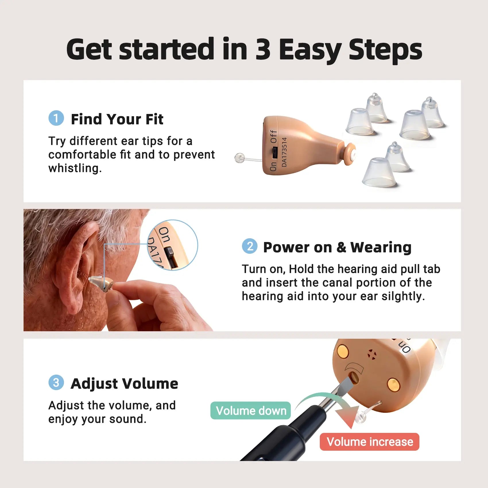 $99 Hearing Aids | K19R Rechargeable OTC Hearing Aids | CHOSGO